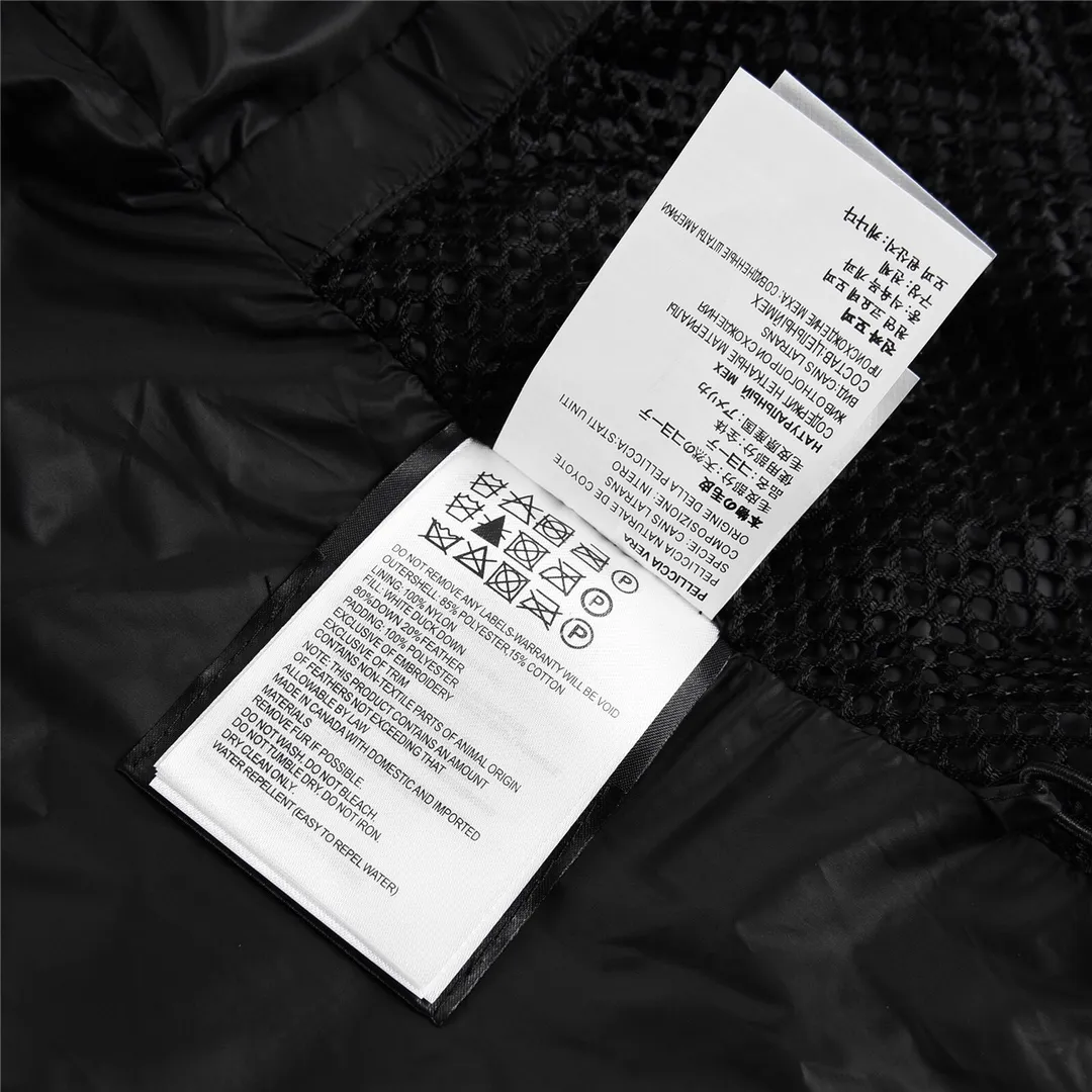 P780 CANADA GOOSE/Canada Goose Junction/3M Reflective Black Label Parker/2602LB Ouyang Nana's same Junction Parker is made of CORDURA@'s super-soft EnduraLuxe fabric, which enhances the durability of easy-to-wear parts, making it lightweight and durable. 360-degree reflective strips on the collar improve visibility in low-light environments. Features a removable hood for easy transition into warmer weather. Removable premium insulated hood can be adjusted both ways Color: Black White Sizes: XS-XXL